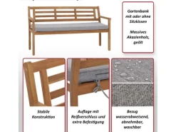 Gartenbank N47 ohne Kissen*MCW Hot