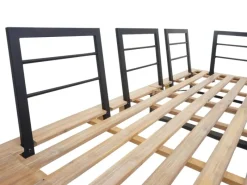 MCW Gartenmöbel-Sets|Garten-Garnitur H54 2er-Set Hellbraun Polster Dunkelgrau