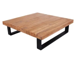 MCW Gartenmöbel-Sets|Garten-Garnitur H54 4er-Set Hellbraun Polster Beige