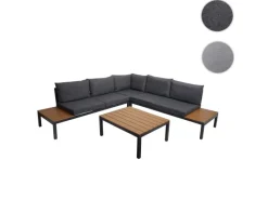 Garten-Garnitur H54b 2-teilig Polster Dunkelgrau*MCW Online