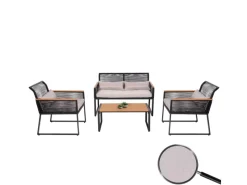 MCW Gartenmöbel-Sets|Garten-Garnitur K42 4er-Set