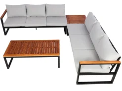 Garten-Garnitur L26 4er-Set Hellgrau*MCW Hot