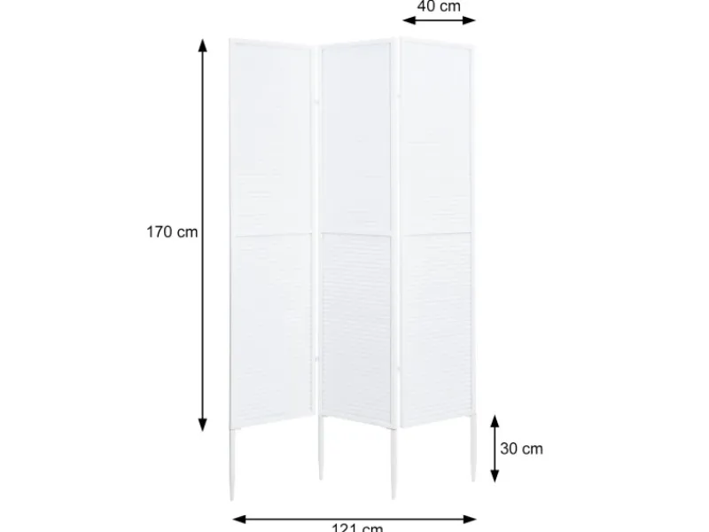 MCW Balkonsichtschutz|Garten-Paravent J14 - Schwarz