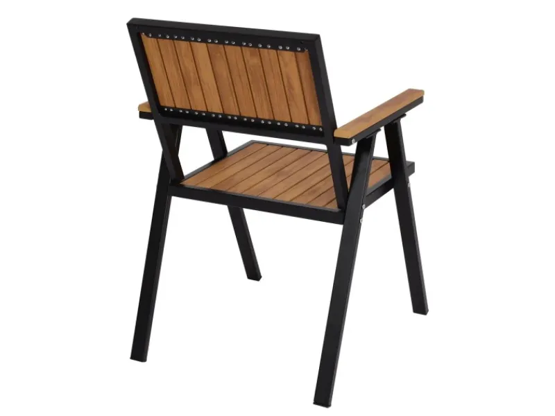 Gartenstuhl J95 2er-Set Gestell Schwarz*MCW Hot