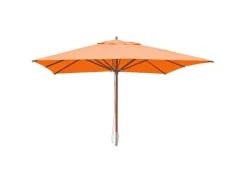MCW Sonnenschirme|Gastronomie Holz-Sonnenschirm C57 Eckig 4x4m