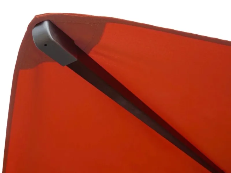 MCW Sonnenschirme|Gastronomie Holz-Sonnenschirm C57 Eckig 4x4m