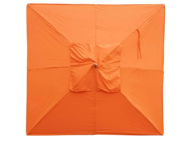 MCW Sonnenschirme|Gastronomie Holz-Sonnenschirm C57 Eckig 4x4m