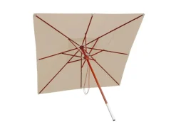 Gastronomie Holz-Sonnenschirm C57 Eckig 3x3m*MCW Clearance