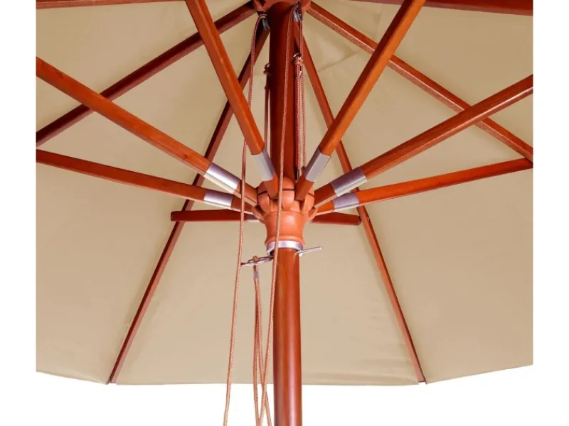 Gastronomie Holz-Sonnenschirm C57 Rund Ø4m*MCW Clearance