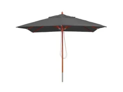 Gastronomie Holz-Sonnenschirm C57 Eckig 3x3m*MCW New