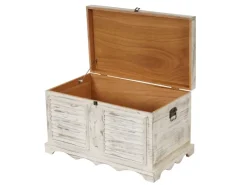 Holztruhe H356 Weiß*MCW Clearance
