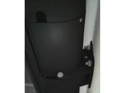 Kassetten-Markise H122 mit Volant 4x3m Polyester Grau/Weiß Anthrazit*MCW Clearance