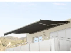 MCW Markisen|Kassetten-Markise H123 mit Volant 4,5x3m Polyester