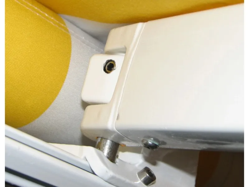 Kassetten-Markise H123 mit Volant 4,5x3m Acryl*MCW Outlet