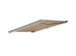 Kassetten-Markise H124 mit Volant 5x3m Polyester Grau*MCW Outlet