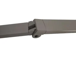 Kassetten-Markise H124 mit Volant 5x3m Polyester Grau*MCW Outlet