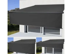 MCW Markisen|Kassetten-Markise H124 Volant Ausfahrbar 4,5x3m Polyester