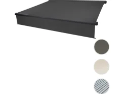 Kassetten-Markise H124 Volant Ausfahrbar 5x3m Polyester*MCW Online