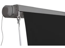 MCW Markisen|Kassetten-Markise H124 Volant Ausfahrbar 4,5x3m Polyester Grau