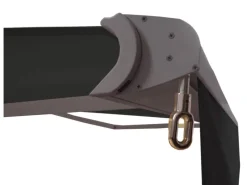 MCW Markisen|Kassetten-Markise H124 Volant Ausfahrbar 4,5x3m Polyester Grau