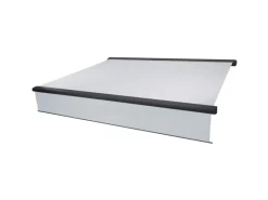 Kassetten-Markise H124 Volant Ausfahrbar 5x3m Acryl Anthrazit*MCW Discount