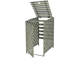 Mülltonnenbox Erweiterung J44 Grau 120x68x98cm*MCW Discount