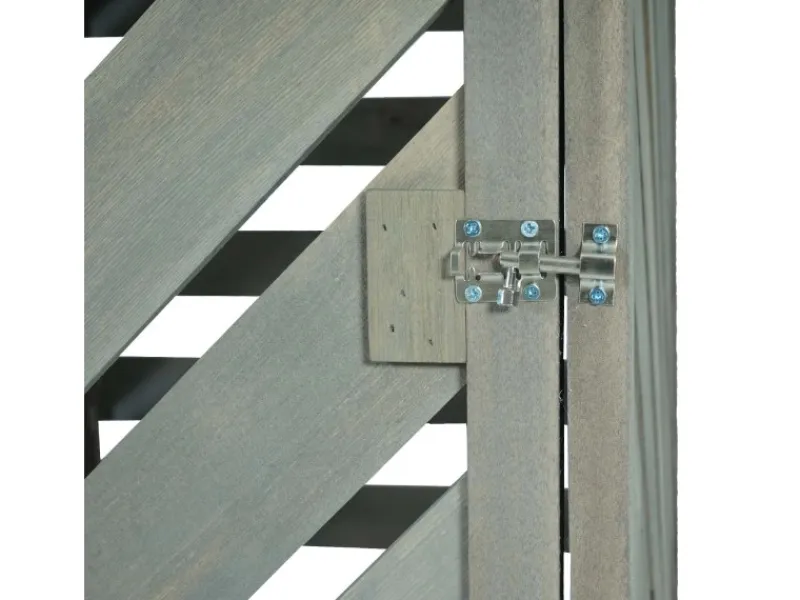 Mülltonnenbox Erweiterung J44 Grau 120x68x98cm*MCW Discount