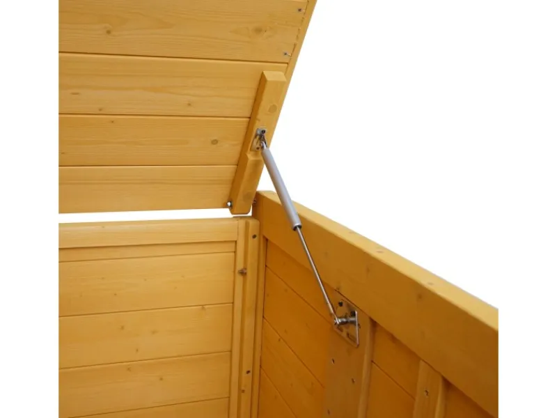 MCW Mülltonnenboxen|Mülltonnenbox Erweiterung H75 Braun 120x68x104cm