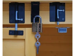 MCW Mülltonnenboxen|Mülltonnenbox Erweiterung H75 Braun 120x68x104cm