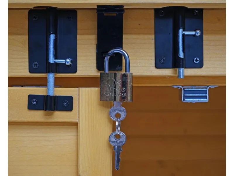 MCW Mülltonnenboxen|Mülltonnenbox Erweiterung H75 Braun 120x68x104cm