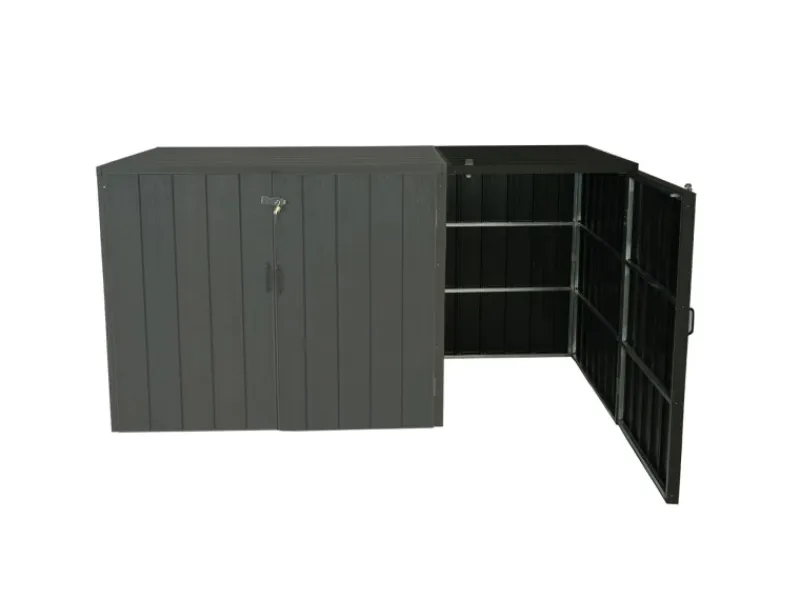 MCW Mülltonnenboxen|Mülltonnenbox Erweiterung J28 Anthrazit 116x69x88cm