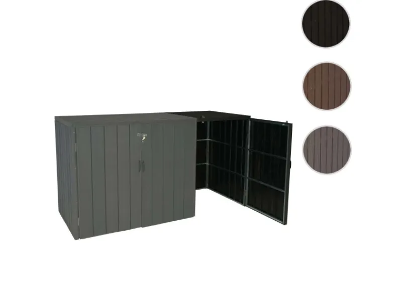 MCW Mülltonnenboxen|Mülltonnenbox Erweiterung J28 Anthrazit 116x69x88cm