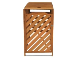 Mülltonnenbox Erweiterung J44 Braun 120x68x98cm*MCW Clearance