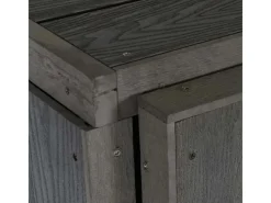 MCW Mülltonnenboxen|Mülltonnenbox Erweiterung J28 Grau 117x79x105cm