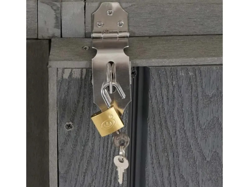 MCW Mülltonnenboxen|Mülltonnenbox Erweiterung J28 Grau 117x79x105cm