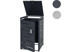 MCW Mülltonnenboxen|Mülltonnenverkleidung E83 1er Anthrazit Stahl 24kg 103x60x62cm