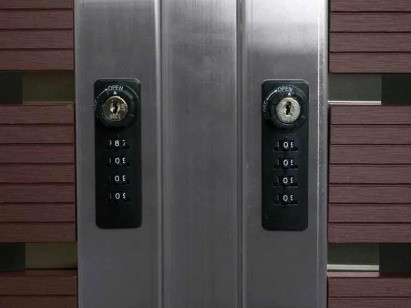 MCW Mülltonnenboxen|Mülltonnenverkleidung K14 4er Walnuss-Holzoptik 120x264x85cm