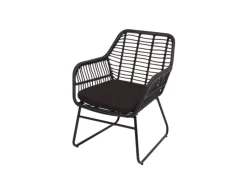 MCW Gartenbänke|Polyrattan Garnitur G17a 4-teilig Polster ohne Dekokissen