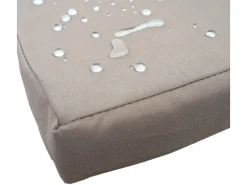 Poly-Rattan Sitzbank mit Tisch E24 Kissen Creme*MCW Online