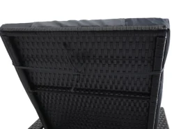 Poly-Rattan Sonnenliege Cesena Kissen Grau*MCW Sale