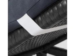 Poly-Rattan Sonnenliege A51 Basic Kissen Grau*MCW Sale