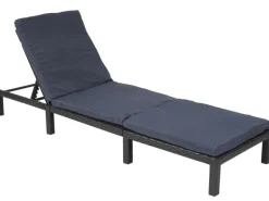 Poly-Rattan Sonnenliege A51 Basic Kissen Grau*MCW Sale