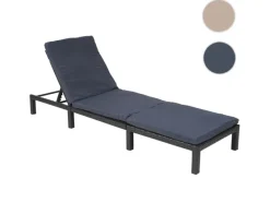 Poly-Rattan Sonnenliege A51 Basic Kissen Grau*MCW Sale