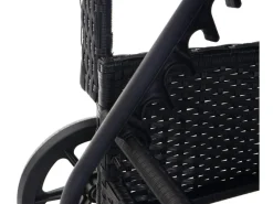 MCW Sonnenliegen|Poly-Rattan Sonnenliege Cesena Kissen beige