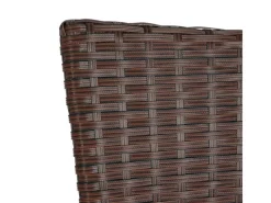 MCW Gartenstühle|Poly-Rattan Stuhl G19 2er-Set Kissen Creme