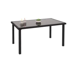 MCW Gartentische|Poly-Rattan Tisch G19