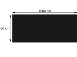 Pool-Abdeckung 200 µm Rechteckig 10x5m*MCW