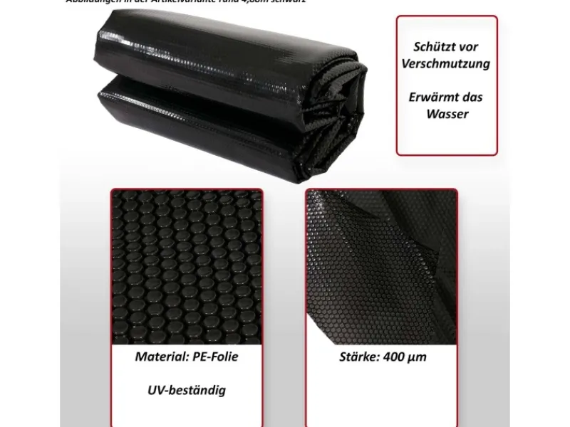 Pool-Abdeckung 400 µm Rund 3,66m*MCW Discount