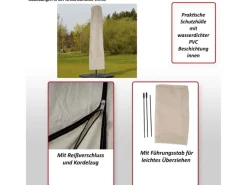 MCW Sonnenschirme|Schutzhülle für Ampelschirm bis 4,3m
