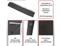 Schutzhülle Sonnenschirme bis 3m*MCW Hot